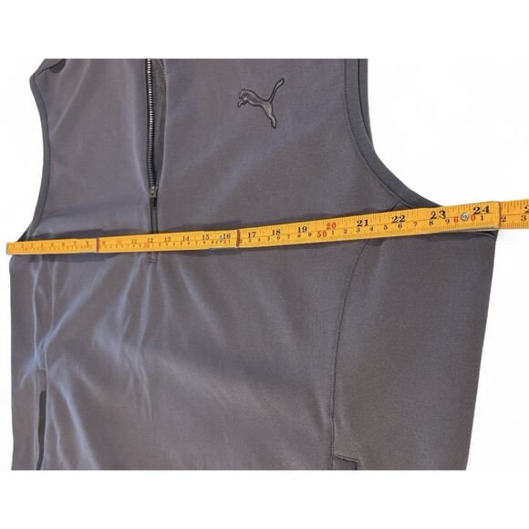 Puma Men’s Golf Power Warm Knit Vest 1/4 Zip Performance Navy Blue Size XL - Picture 3 of 10